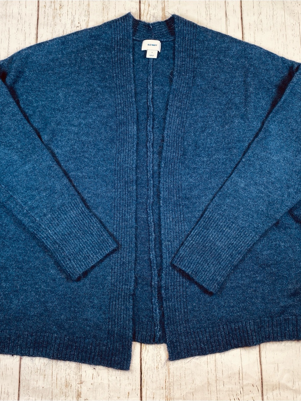 Old Navy Open Front Drop Sleeve Slouchy Fit Cardigan Sweater